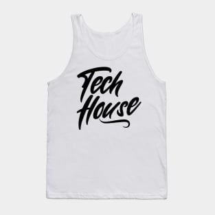 TECH HOUSE  - Signature (Black) Tank Top